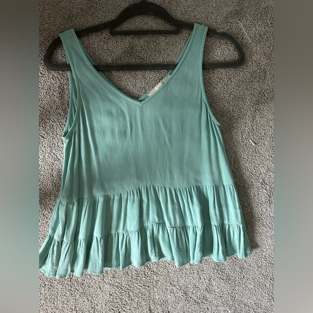 Loft Women’s Turquoise Tank top